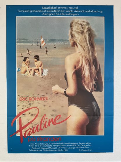Pauline på stranden